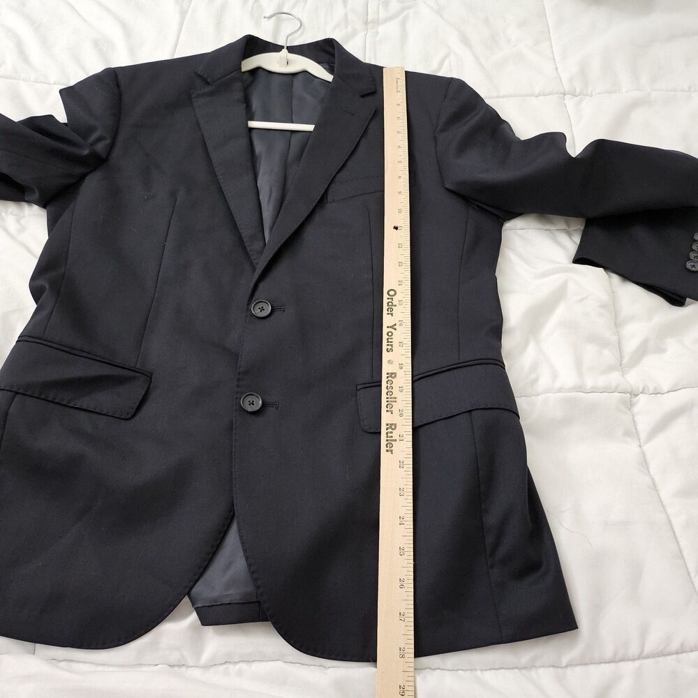 Brooks Brothers 1818 Milano Suit Jacket 40S & Pants 34 Dark Blue Wool Set Italy - Picture 10 of 15